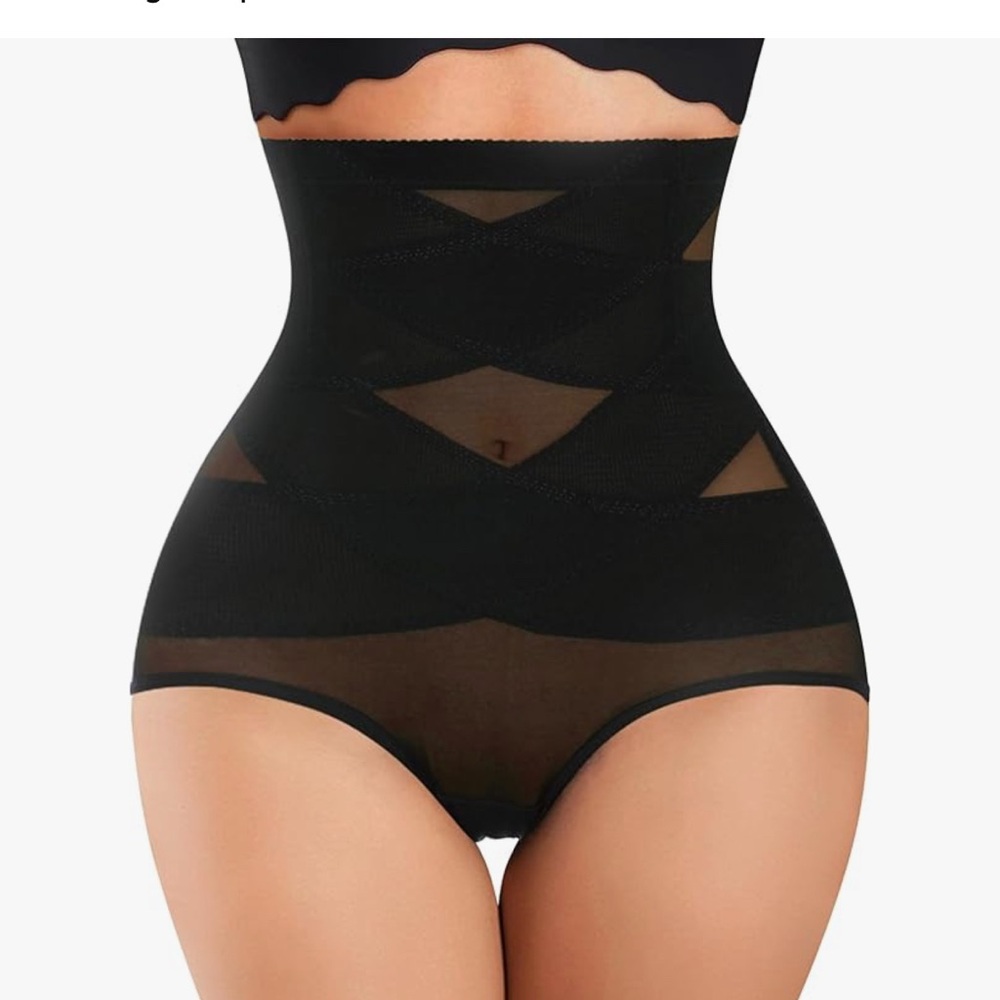 High-Waisted Black Shapewear